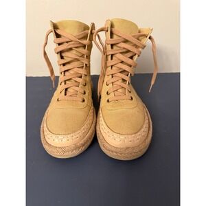 Free People Menorca Lace Up Boot Sand